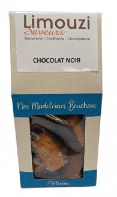 Madeleines Bouchon chocolat noir 63% 150G