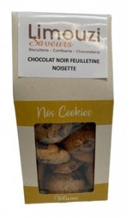 Cookies chocolat noir feuilletine noisette 150G